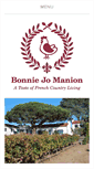 Mobile Screenshot of bonniejomanion.com